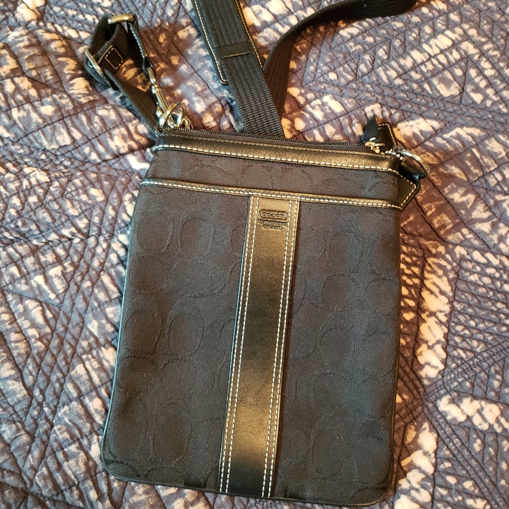 Black coach crossbody
